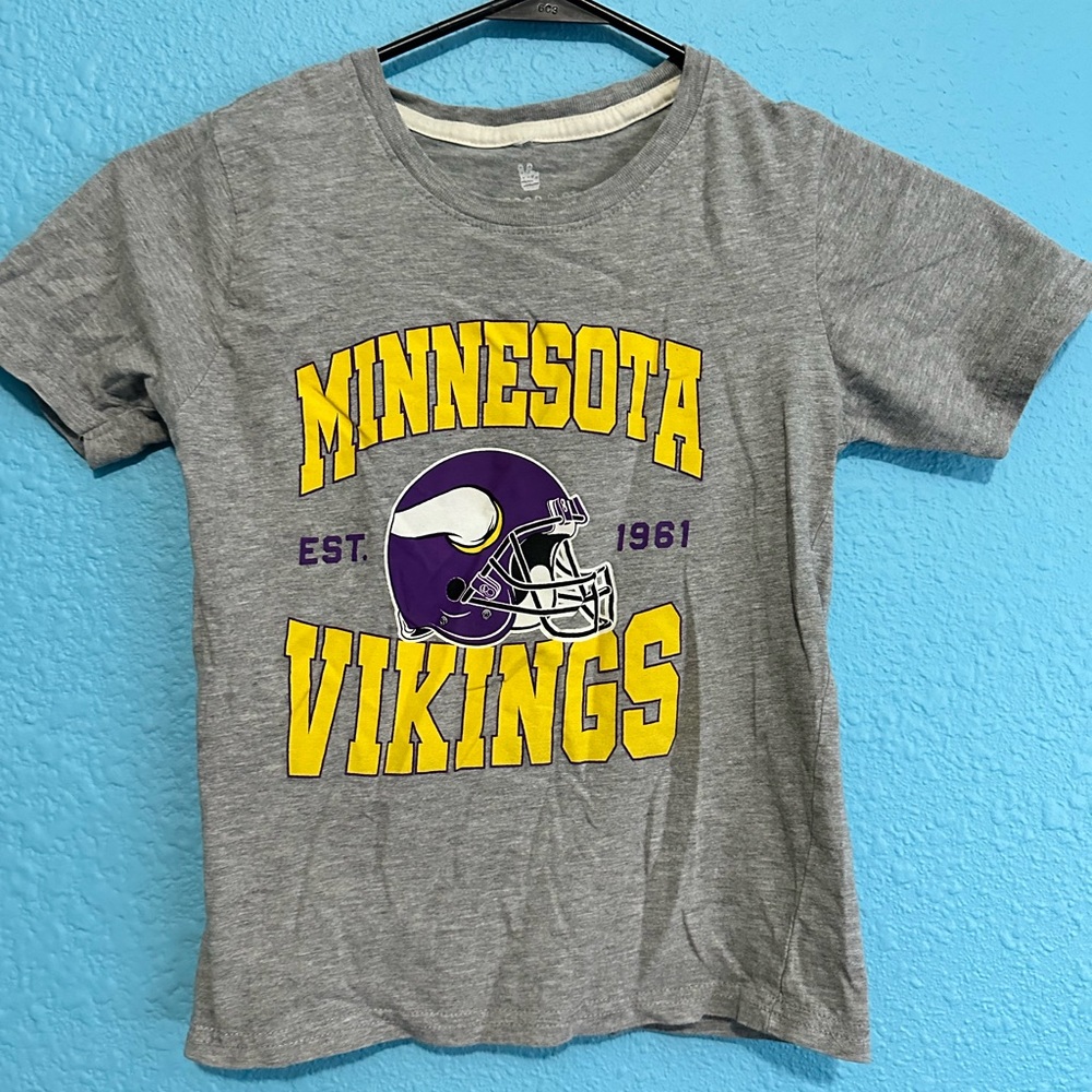 Gray Minnesota Vikings T-Shirt